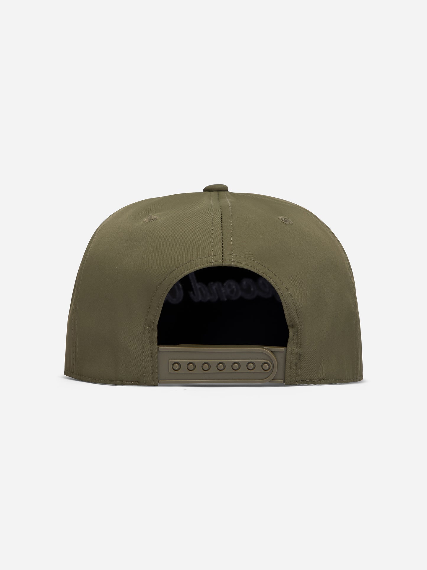 Army Green Script Nylon Snapback