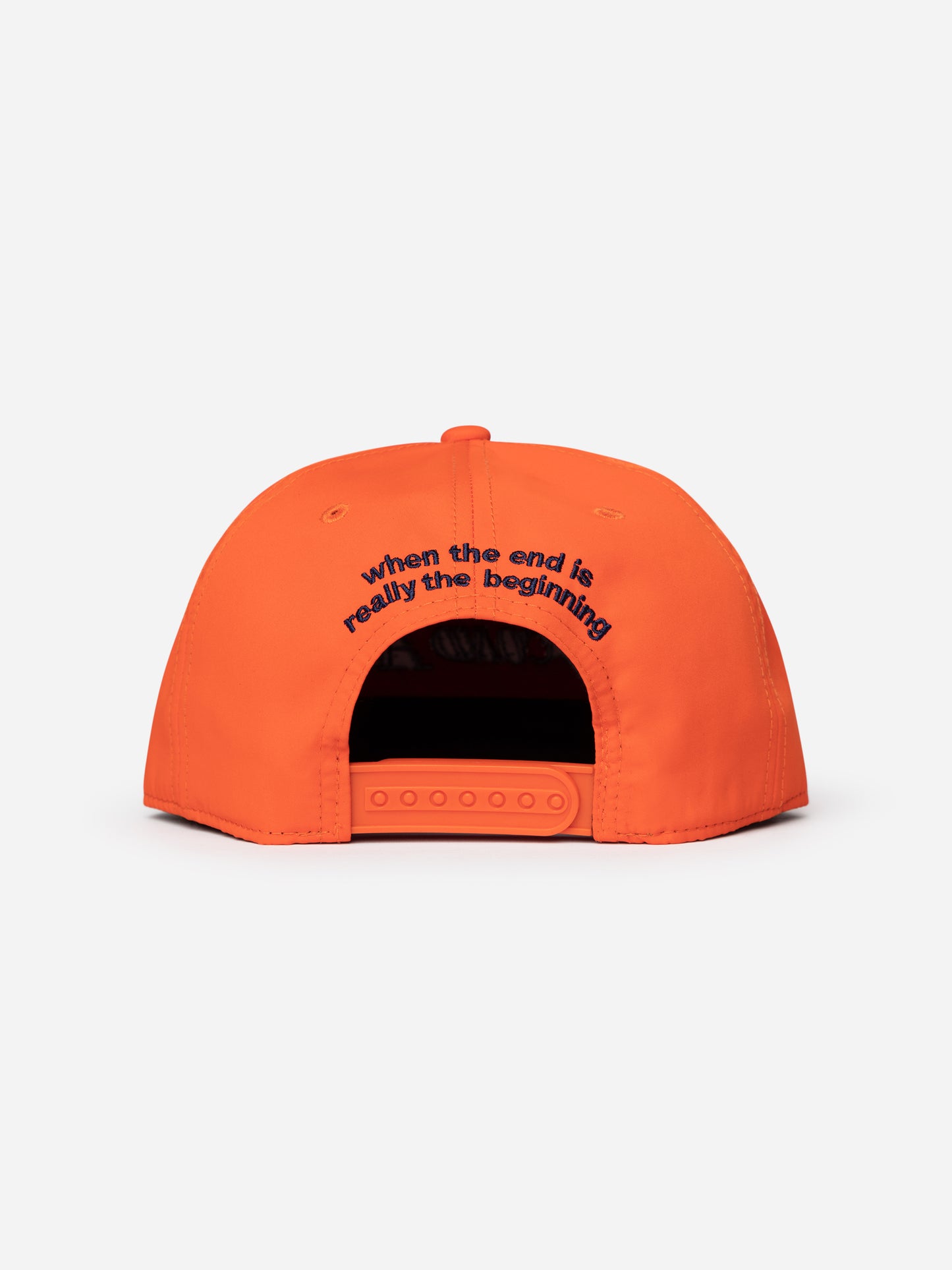Orange and Navy Blue Nylon 5 Panel