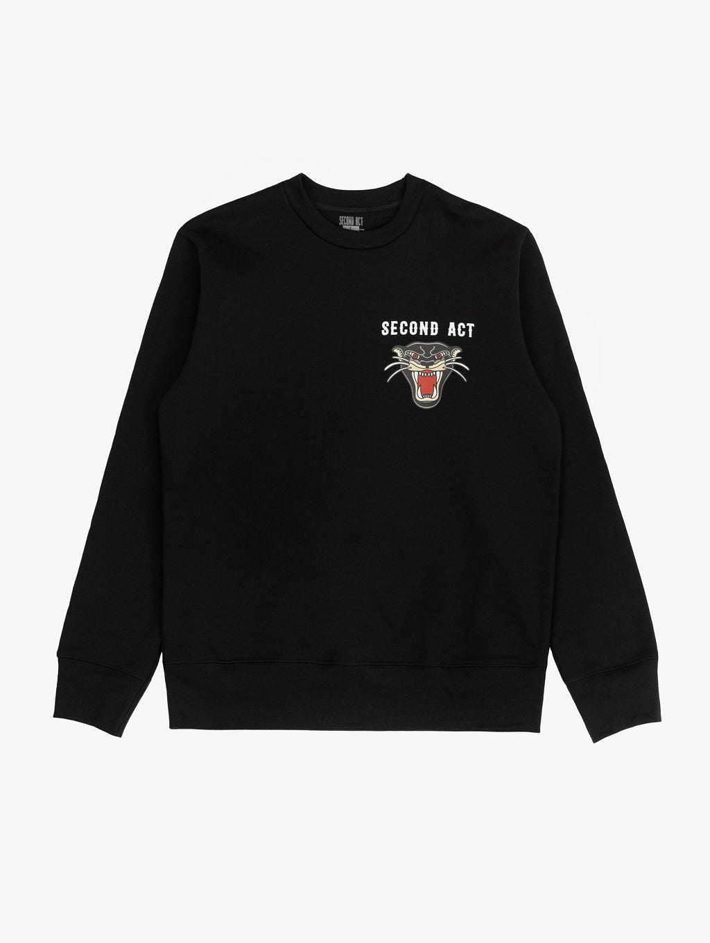 Panther Crewneck Black