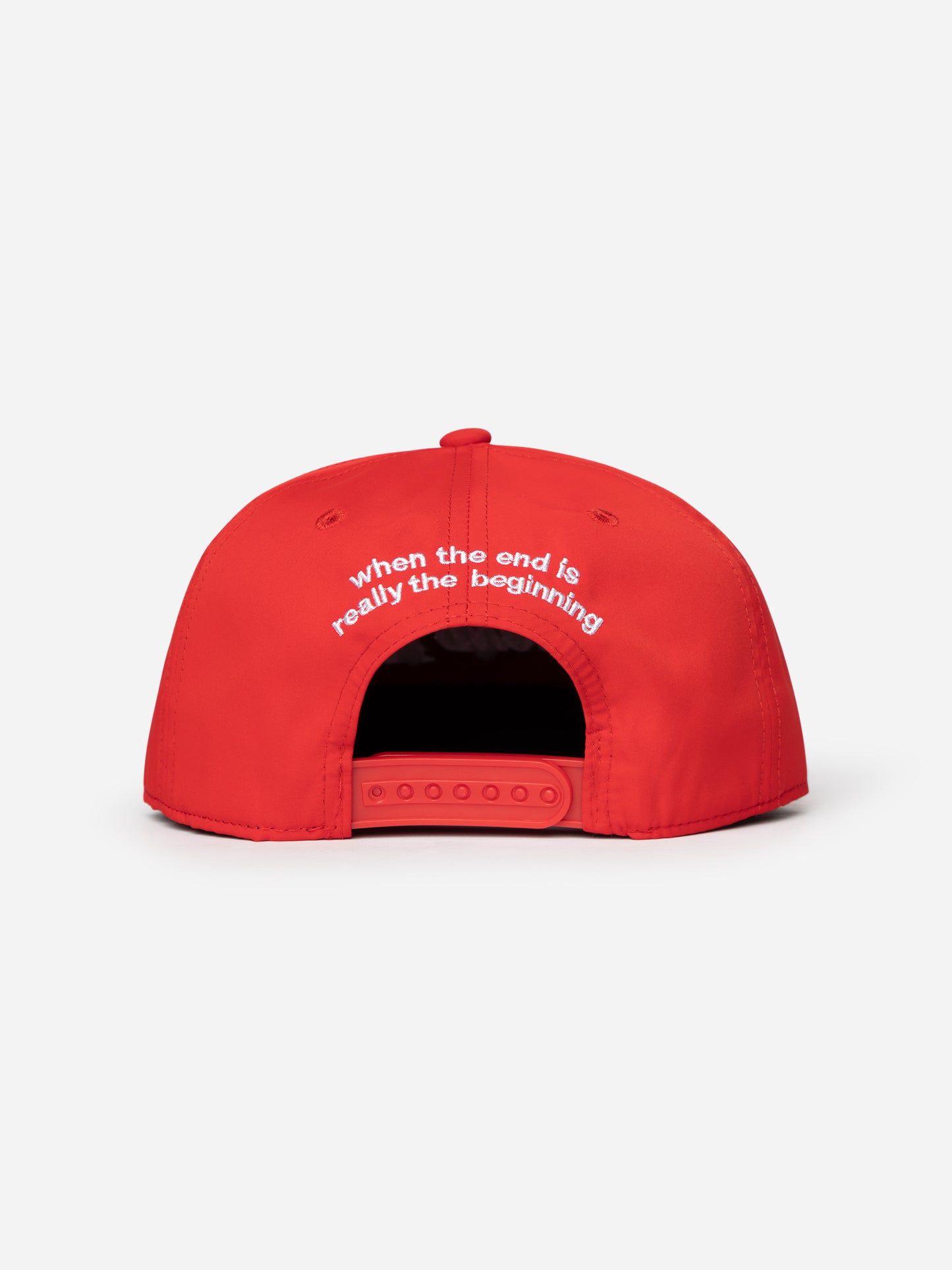 Red Nylon 5 Panel