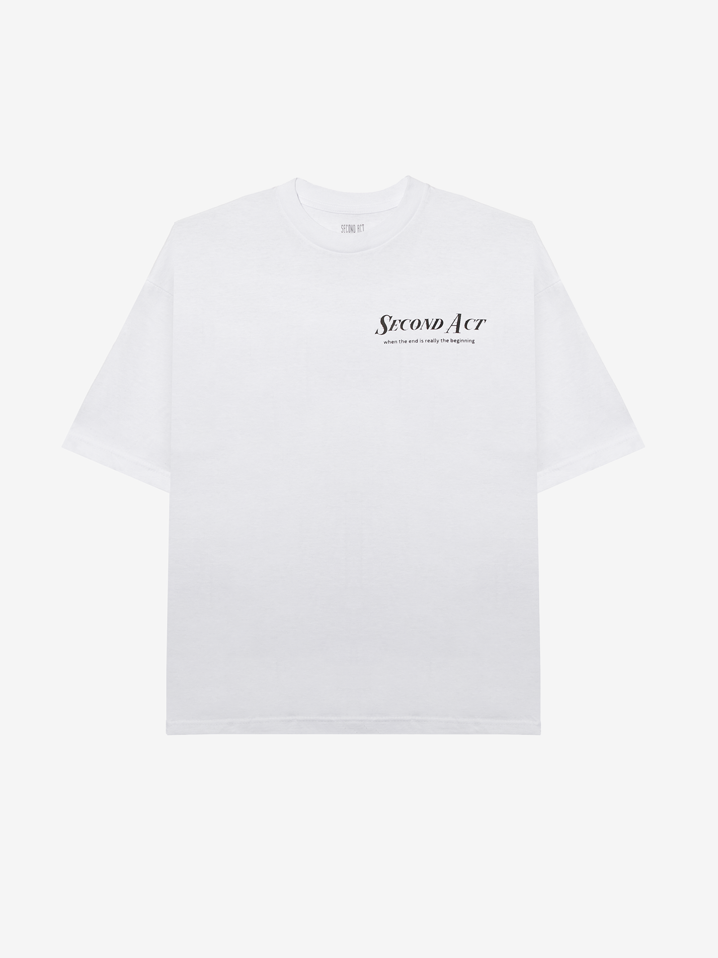 Logo Tee White
