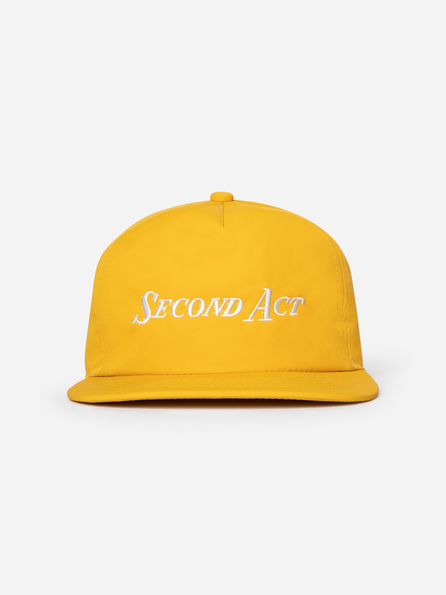 Yellow and White Nylon 5 Panel