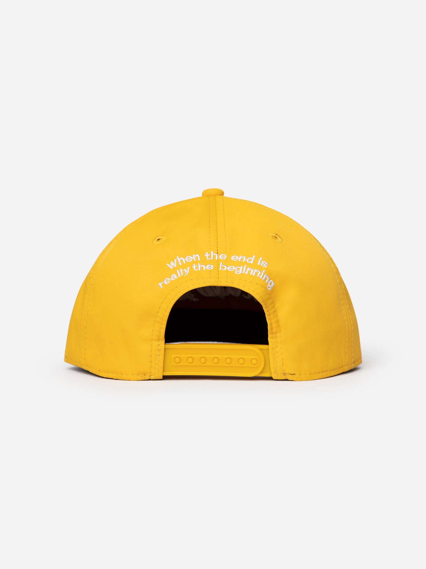 Yellow and White Nylon 5 Panel