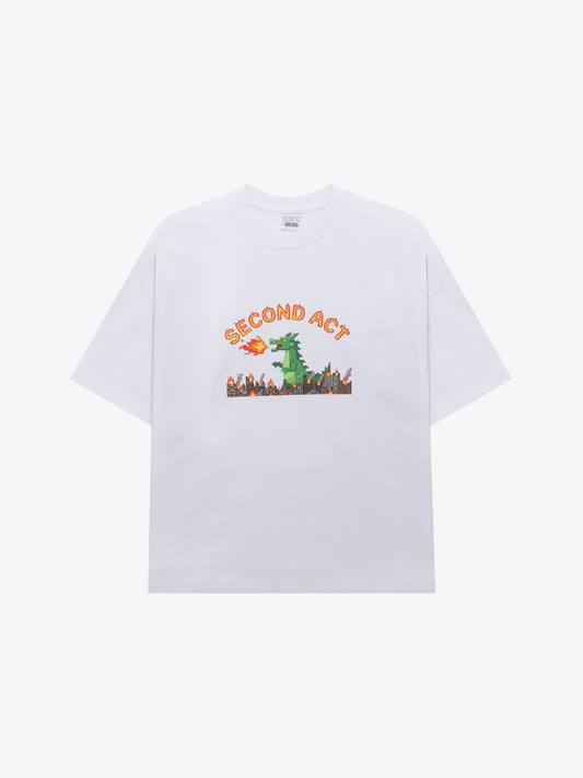 Dragon City White Tee