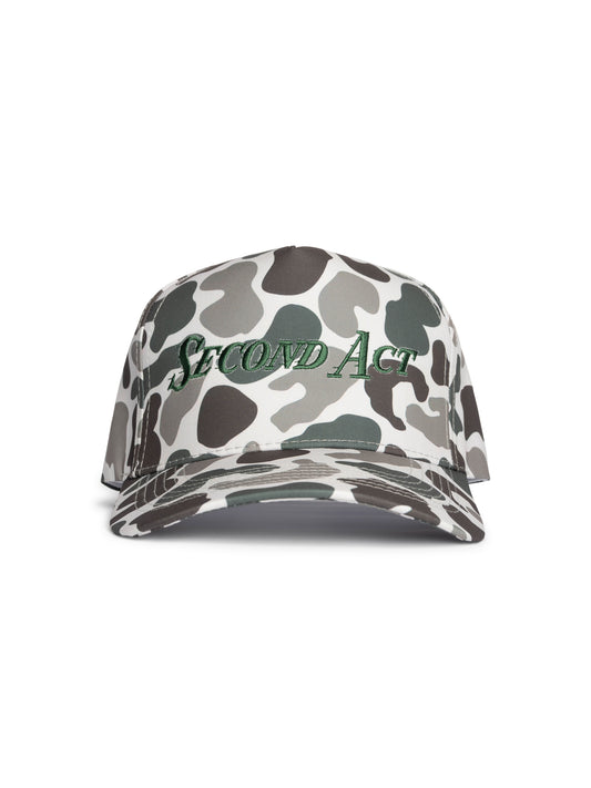 Grey Duck Camo Logo Hat