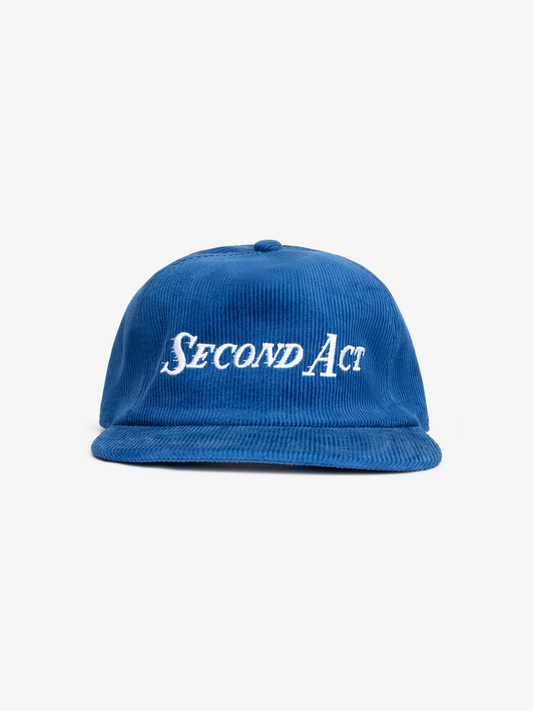 Royal Blue Corduroy Logo Hat