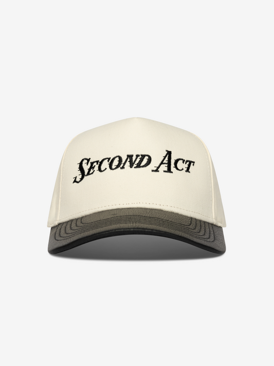 Leather Bill Logo Hat